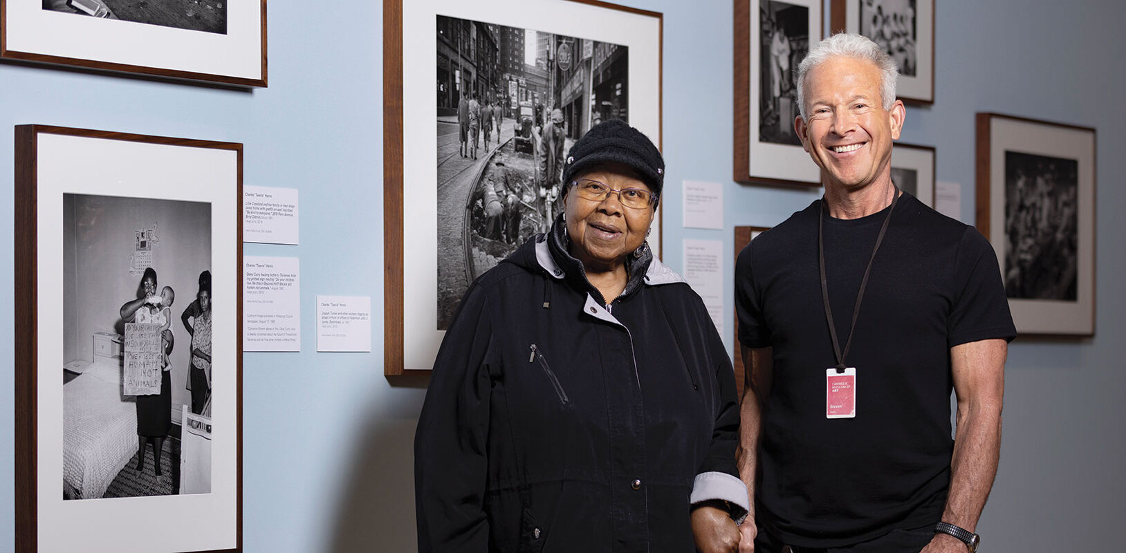 A portrait of Daisy Curry and Steve Zelicoff.