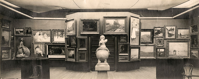 A view of the 1904 Carnegie International.