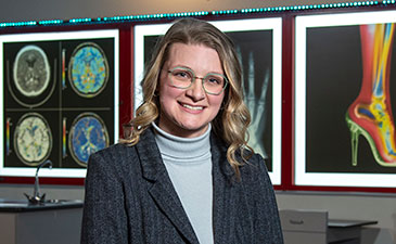 A portrait of Hope Gillespie at the science center.