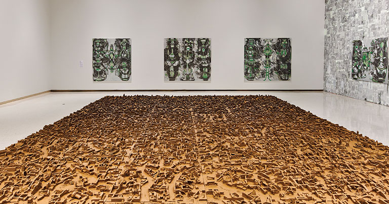 An installation view of the Carnegie International