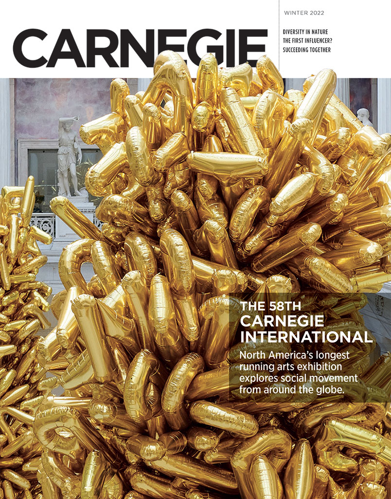 Cover of the Winter 2022 issue of Carnegie Magazine