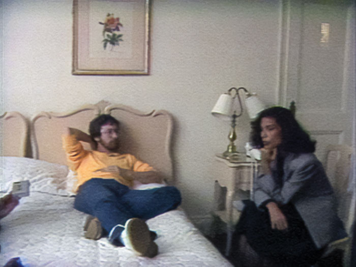 screen capture of Steven Speilberg being interviewed by bianca jagar